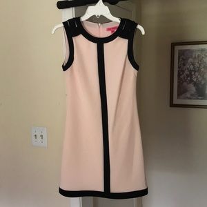 Black and pink dress